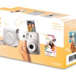 Kit Câmera Instax Mini 12 + 10 Filmes + Bolsa - Branco