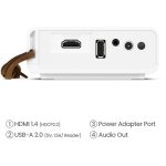 Projetor portátil BenQ GV10 Com Som Embutido - Imagem 7