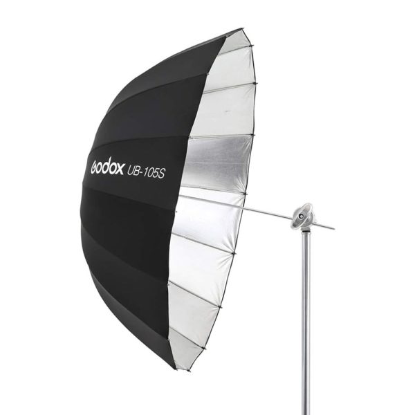 Sombrinha Estúdio Parabólica Prata Godox Ub-105s