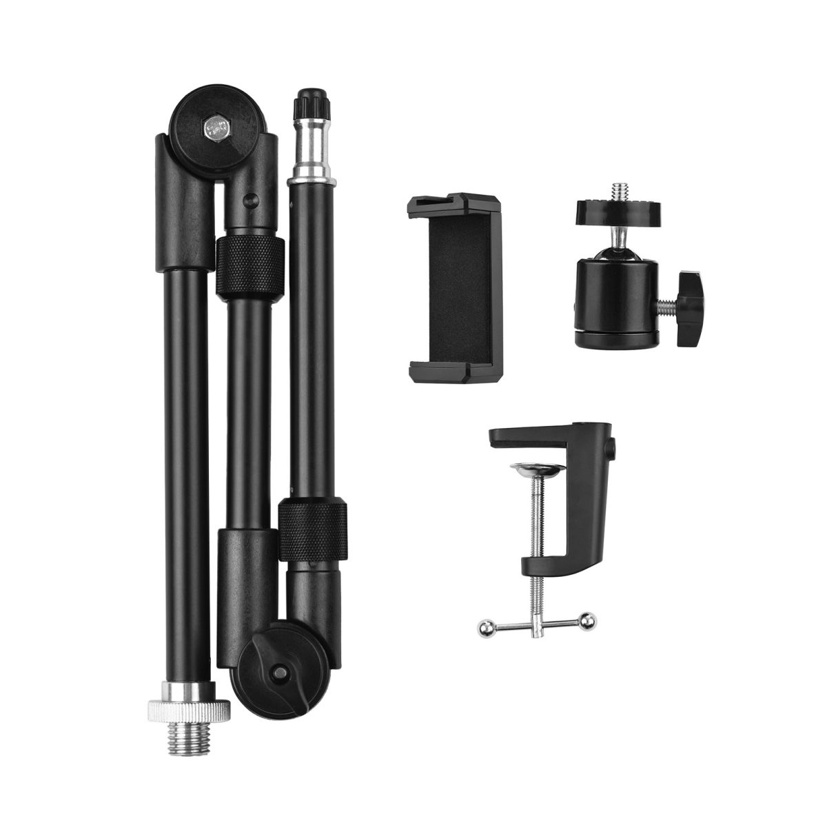 Braço Câmera Dslr Smartphone Para Mesa Flexível Articulável ST-01 - Imagem 6