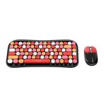 Combo Vintage Twolf TF660 Teclado E Mouse Sem Fio Presente - Imagem 2