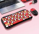 Combo Vintage Twolf TF660 Teclado E Mouse Sem Fio Presente - Imagem 3