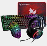 Combo Gamer Twolf TF400 Teclado Mouse Headset RGB Stereo