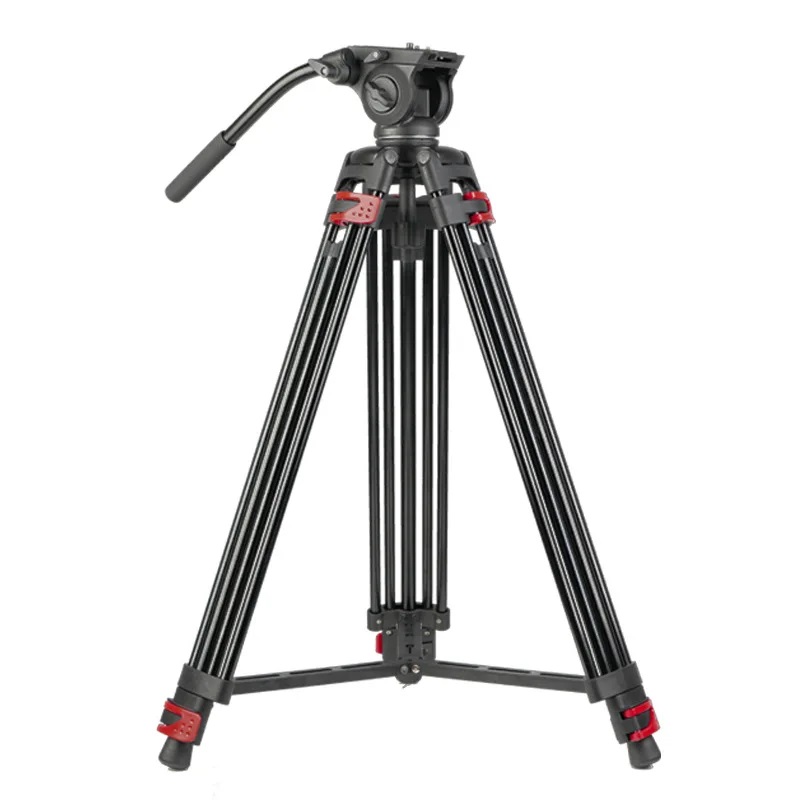 15252992688-h63cbef68520e41199b554c11d460694ep.jpg Tripé Profissional Dcy-3018 Tipo Manfrotto Benro Hidraúlico - Imagem 1