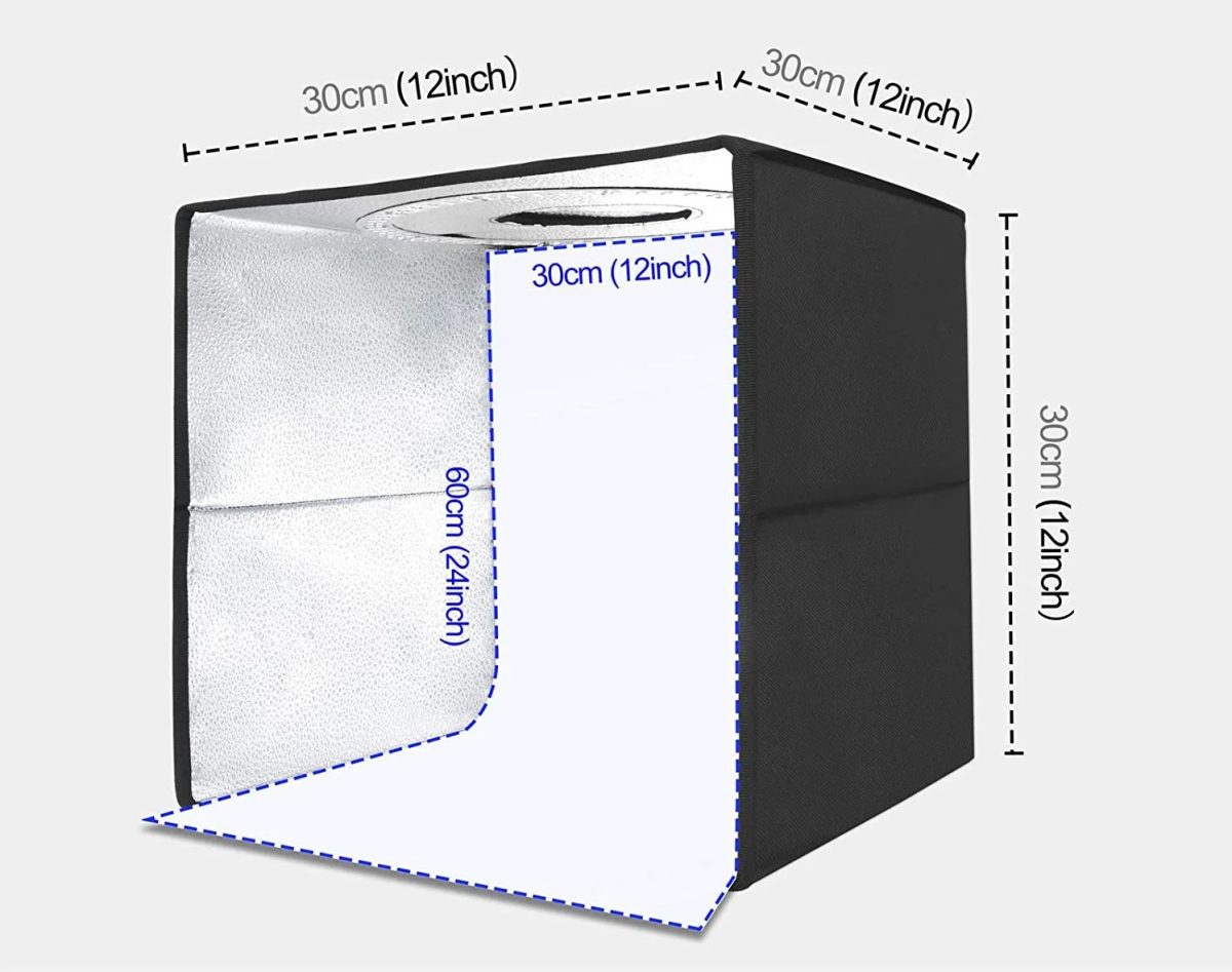 Tenda Led Estúdio Portátil 30x30 Com Fundos - FI30 - Imagem 7