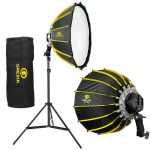 Softbox Iluminador Greika 100w GKT-600 Com Tripé e Grid