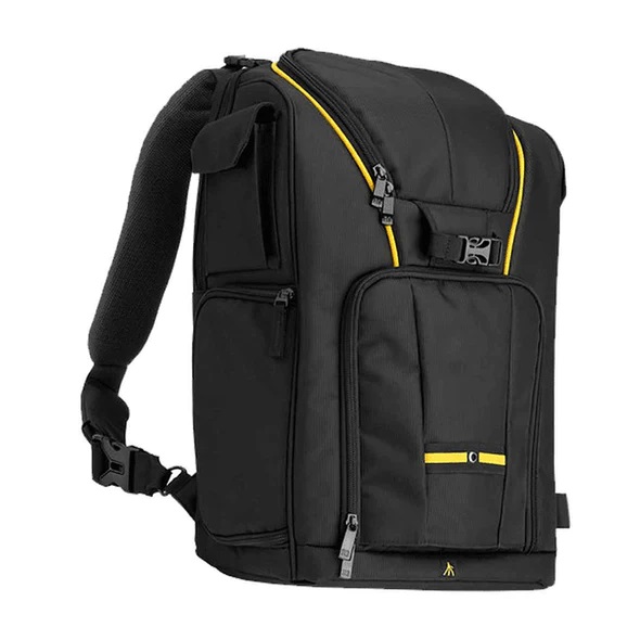 15255758749-mochilaparacamerasfotograficasec-8805easyfoto2-590x.jpg Mochila Para Câmeras Equipamentos Tripé Easy Ec-8805 - Imagem 1