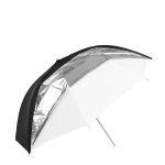 Sombrinha Preta Branca 150cm Com Capa Difusora - Bw16-60s - Imagem 3