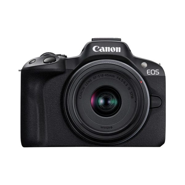 Câmera Canon Eos R50 Mirrorless Com 18-45mm Rf - Preto