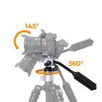 Cabeça Tripé Profissional Hidráulica K&F Concept - KF31.072 - Imagem 2