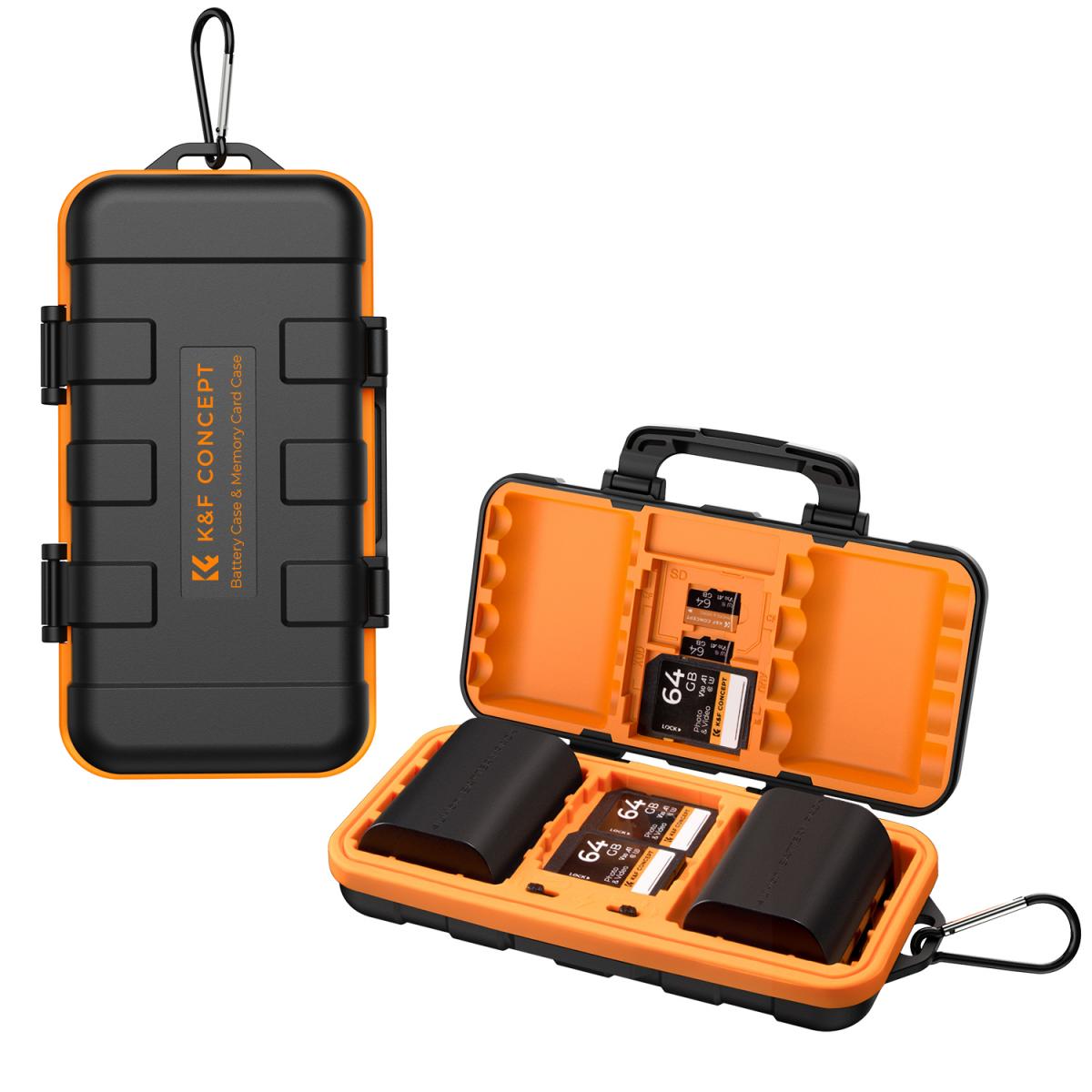 15268310498-kf31-079-1-1200x1200-1.jpg Case Estojo Para Cartão Sd Micro XQD Bateria Lpe6 - KF13.079 - Imagem 1