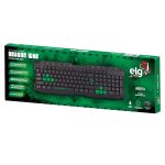 Teclado Gamer Membrana Dupla Resistente Respingos Anti-ghosting - Imagem 3