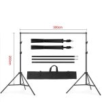 Suporte Fundo Infinito Fotográfico B2030 3x2m Portátil Forte - Imagem 6