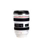 Copo Térmico Lente Câmera Caneca Presente Fotografo - Branco