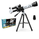 Telescopio Refrator Para Criança Iniciante Científico Escola - 1001-2 - Imagem 2