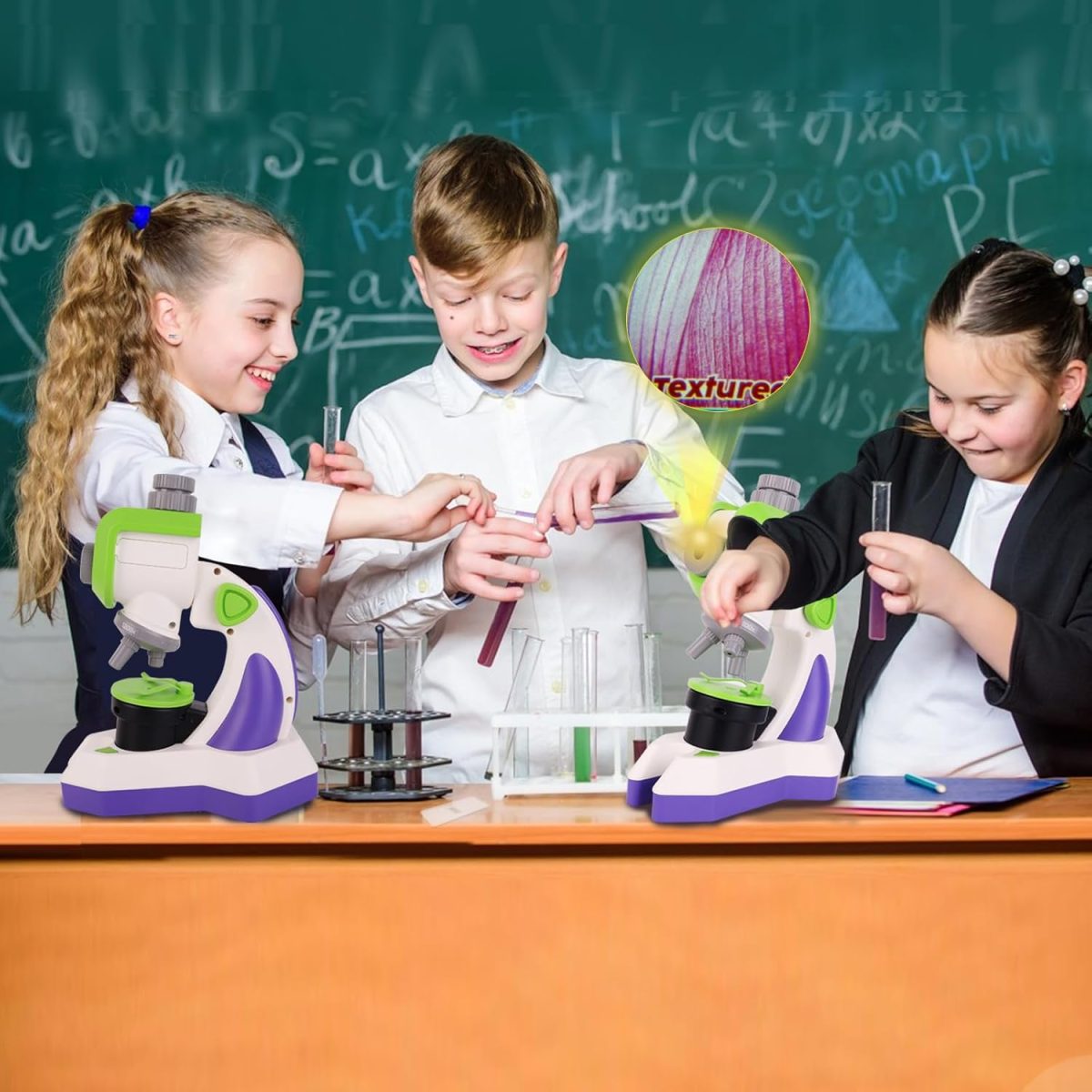 Microscopio 100x 400x 1200X Infantil Para iniciantes - 2306 - Imagem 6