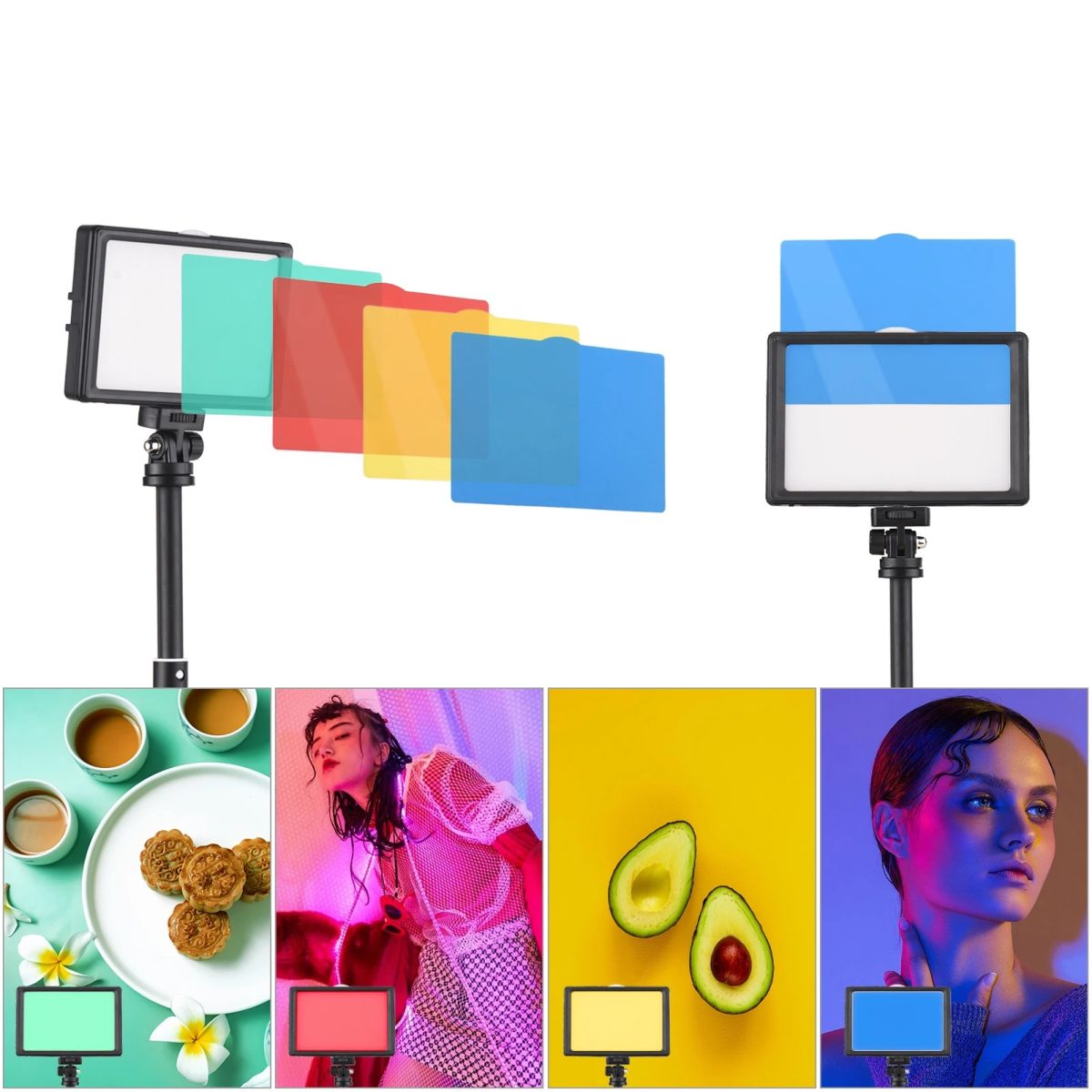 Kit Led ER-120 Com Tripé Ajustável Usb 5600k - Imagem 3