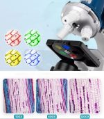 Kit Microscopio Infantil 58 peças Com Amostras Maleta 1200x - BG019 - Imagem 3