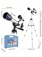 Telescópio Astronômico Refrator Para Crianças 60x Com Maleta - BG011 - Imagem 7