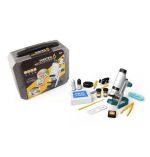 Microscópio Cientifico Educativo Portátil 60x 120x Com Case - 1220-1D