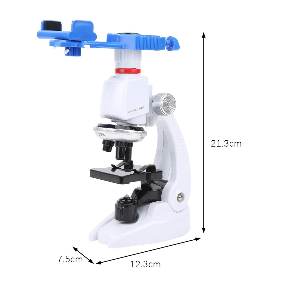 Microscopio Educativo Para Crianças 1200x Suporte Celular - C2170 - Imagem 5