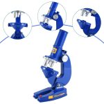 Kit 2 Em 1 Telescópio e Microscópio Infantil Educativo - Azul - C2110 - Imagem 6
