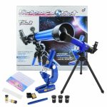 Kit 2 Em 1 Telescópio e Microscópio Infantil Educativo - Azul - C2110