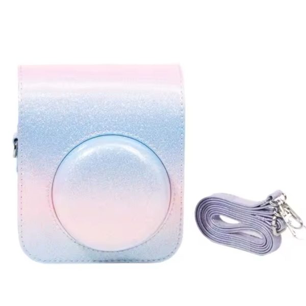 Capa Proteção Para Instax Mini 12 / 11 - Dazzle Azul e Rosa