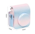 Capa Proteção Para Instax Mini 12 / 11 - Dazzle Azul e Rosa - Imagem 5