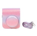 Capa Proteção Para Instax Mini 12 / 11 - Dazzle Rosa e Roxo