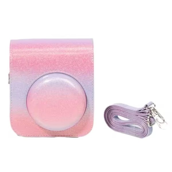 Capa Proteção Para Instax Mini 12 / 11 - Dazzle Rosa e Roxo