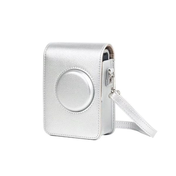 Case Bolsa Rígida Vertical Para Instax Mini Evo - Prata