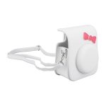 Capa Proteção Bolsa Rígida Para Instax Mini 12 - Laço Branco - Imagem 3