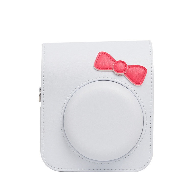 15297019352-sg-11134202-7rd6j-lvdba9e3crpt1d.jpg Capa Proteção Bolsa Rígida Para Instax Mini 12 - Laço Branco - Imagem 1