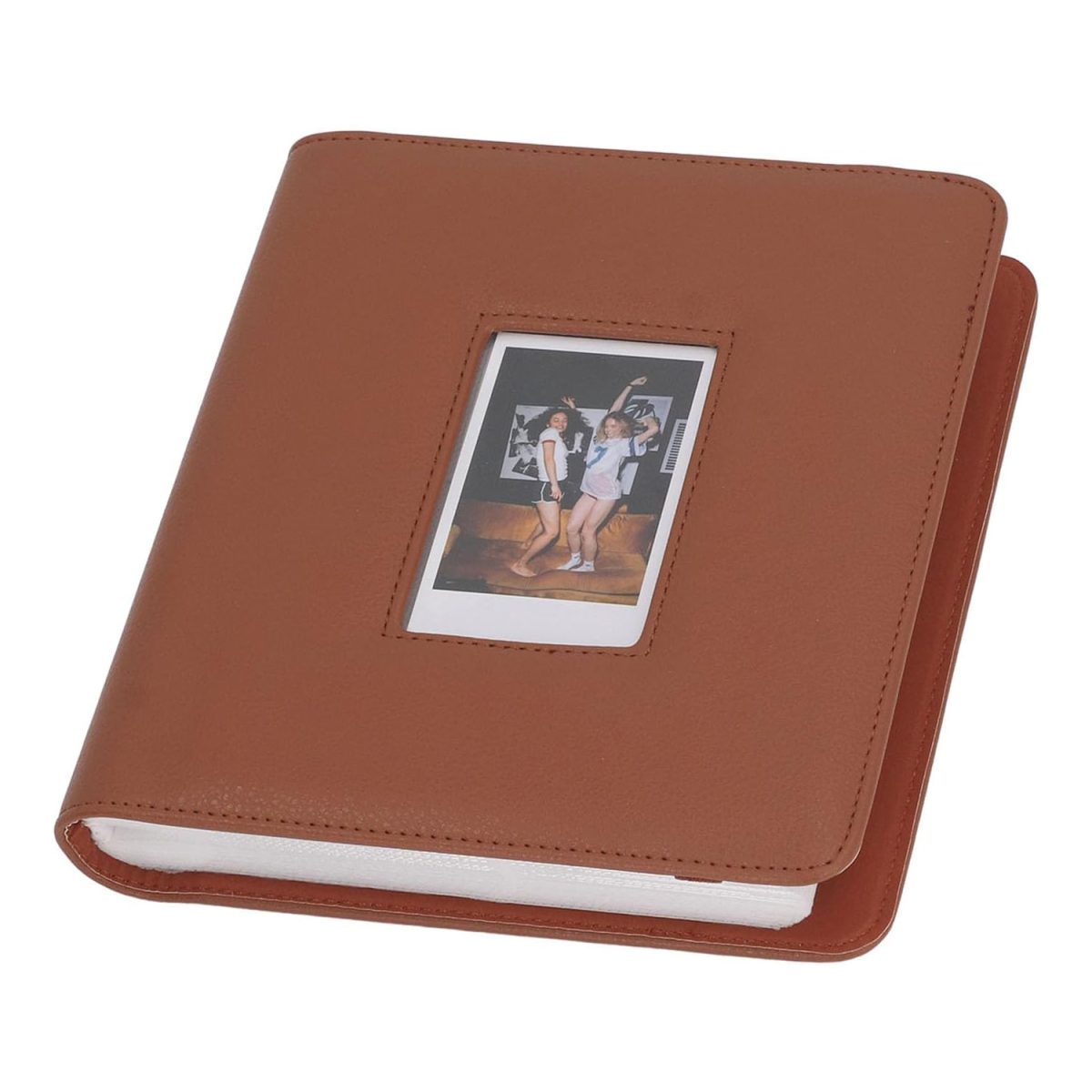 Álbum De Fotos P/ Instax Mini 9 11 12 - 288 Fotos - Marrom - Imagem 2