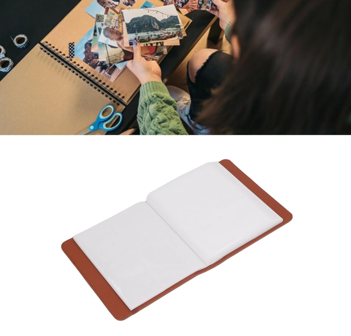 Álbum De Fotos P/ Instax Mini 9 11 12 - 288 Fotos - Marrom - Imagem 7