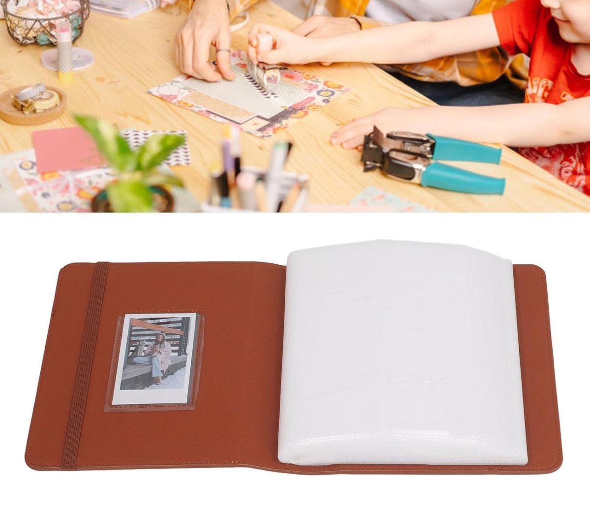 Álbum De Fotos P/ Instax Mini 9 11 12 - 288 Fotos - Marrom - Imagem 6