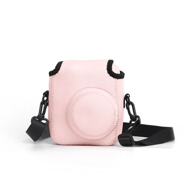 Case Armazenamento Transporte Instax Mini 12 Com Alça - Rosa