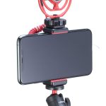 Suporte Adaptador St-07 Para Smartphone Com Sapata Led Mic - Imagem 2