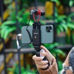 Suporte Adaptador St-07 Para Smartphone Com Sapata Led Mic - Imagem 6