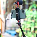 Suporte Adaptador St-07 Para Smartphone Com Sapata Led Mic - Imagem 5