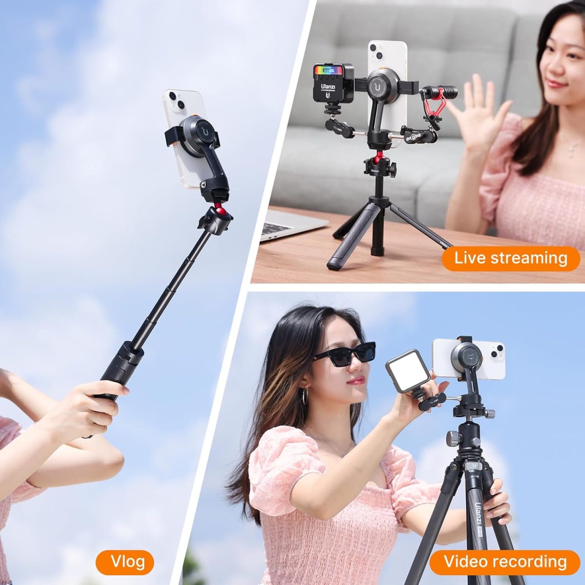 Adaptador Suporte Celular Ulanzi MA31 Magsafe Para Tripé - Imagem 8