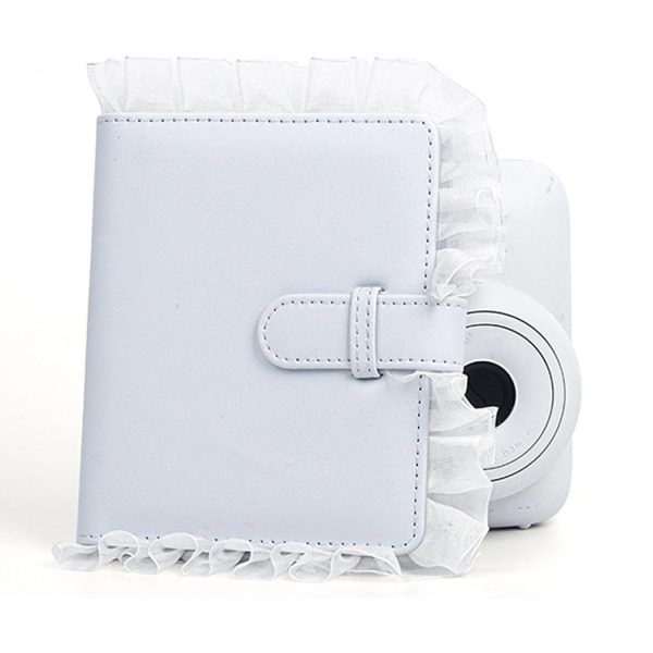 Álbum De Fotos Para Instax Mini 11 12 Babado - 64 Fotos Branco