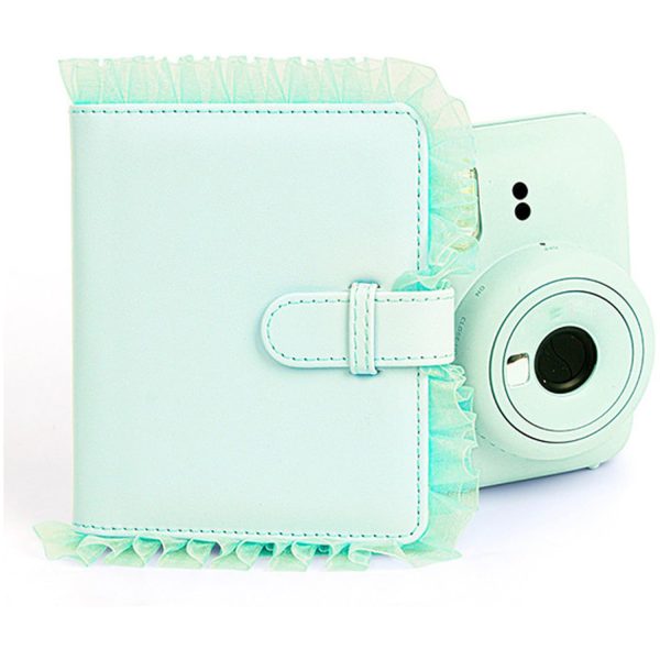 Álbum De Fotos Para Instax Mini 11 12 Babado - 64 Fotos Verde