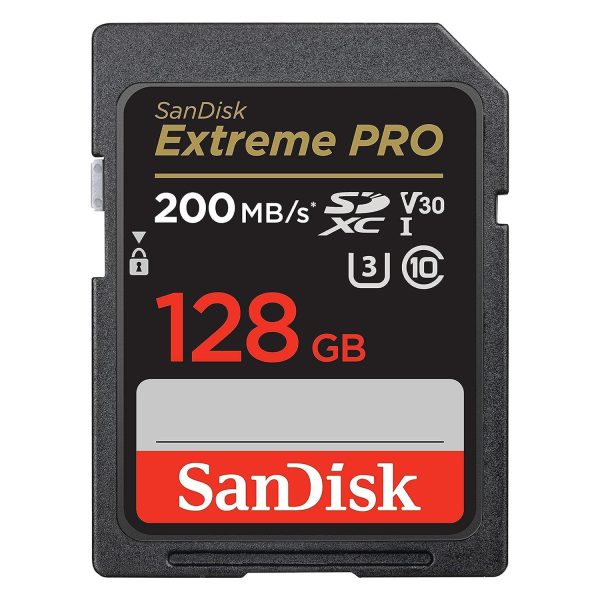 Cartão Memória Sdxc Sandisk 128gb Extreme Pro 200mbs
