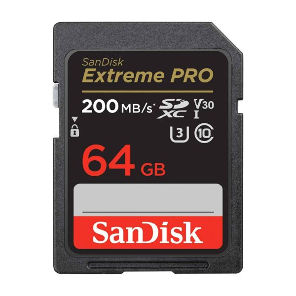 Cartão Memória Sdxc Sandisk 64gb Extreme Pro 200mbs