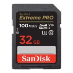 Cartão Memória Sdhc Sandisk 32gb Extreme Pro 100mbs