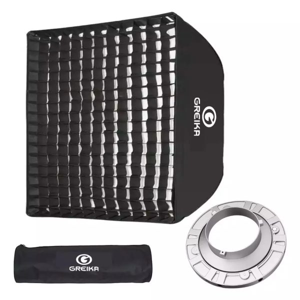 Softbox Greika 40x40cm Bowens Com Grid