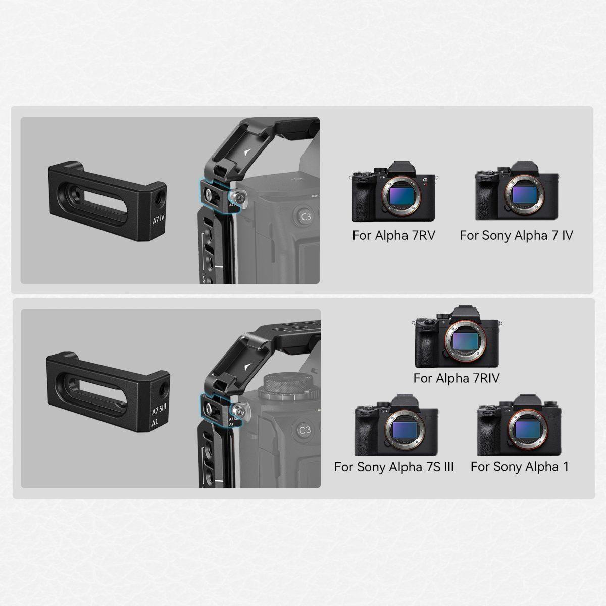 Kit Cage Smallrig Para Sony A7r V / A7IV / A7SIII - 3669C - Imagem 5