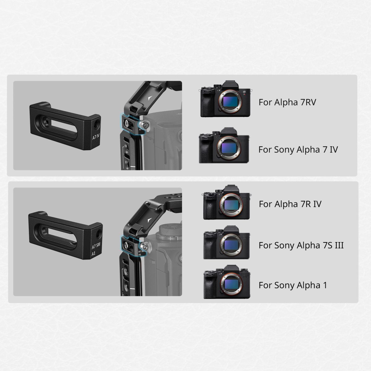 Cage Smallrig Para Sony A7r V / A7IV / A7SIII / A1 - 3667B - Imagem 7